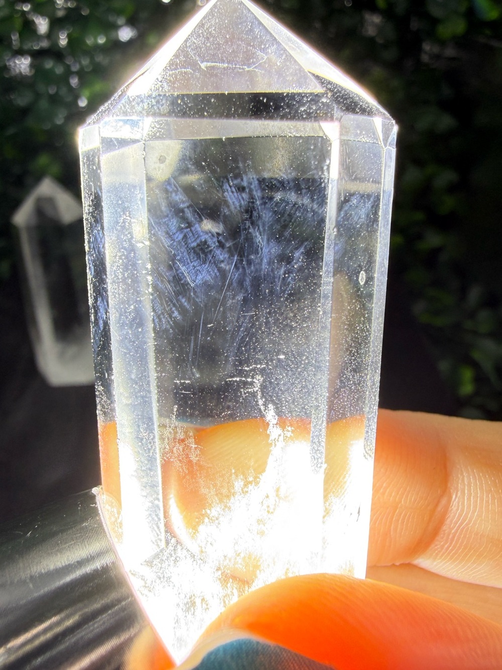 Blue Needle Quartz Tower - 37-38 grams